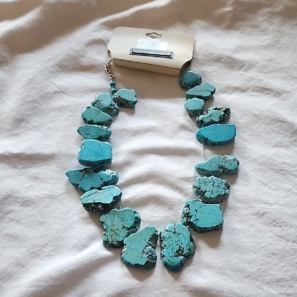 Erica Lyons Bold Turquoise Necklace